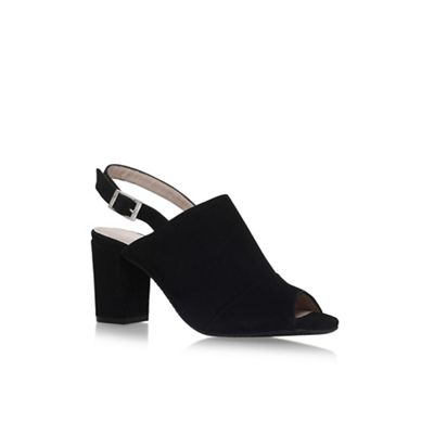 Black 'Accent' high heel sandals